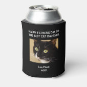 猫パパハッピーファーザー・デイ黒写真 缶クーラー (缶裏面)