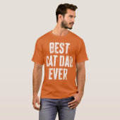 猫パパパパ父の父の日ヴィンテージの友人 Tシャツ (正面フル)