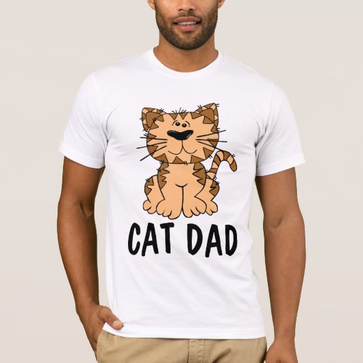 猫パパメンズTシャツ Tシャツ (正面)