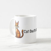 猫パパルールマグ – 完璧な父の日の贈り物 コーヒーマグカップ (正面左)