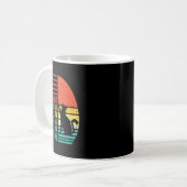 猫パパ人生を選ばなかったレトロ父の日 コーヒーマグカップ (正面左)