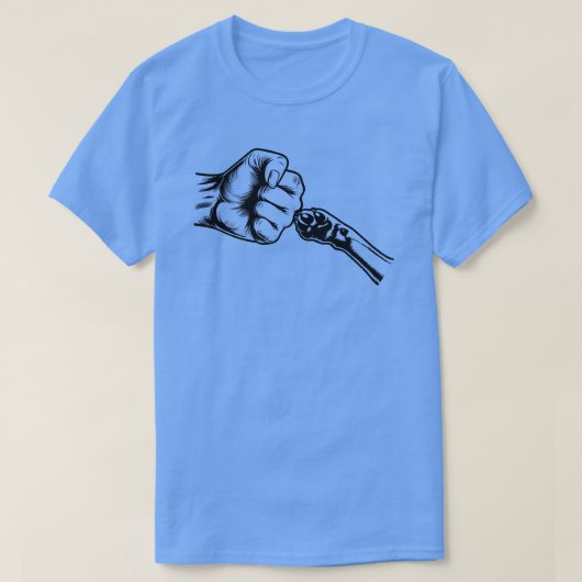 猫パパ拳バンプシャツ Tシャツ (デザイン正面)