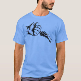 猫パパ拳バンプシャツ Tシャツ