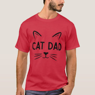 猫パパ猫親父猫好き猫ファン猫ファム Tシャツ