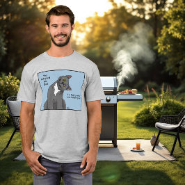 猫パパ養子父の日 Tシャツ