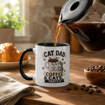猫パパ コーヒーと猫 それだけ 楽しい ブラック