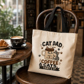 猫パパ コーヒーと猫、それだけ Funny トートバッグ
