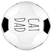 「猫パパ」シンプルモダンファームハウス サッカーボール (回転)