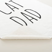 「猫パパ」シンプルモダンファームハウス シェルパブランケット (3/4)