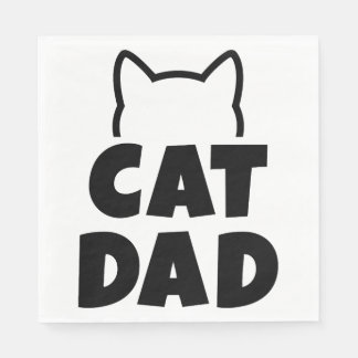 猫パパ スタンダードランチョンナプキン