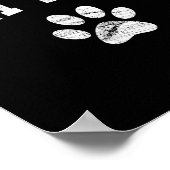 猫パパ-ヴィンテージ動揺してデザインおもしろい- Cat Pa ポスター (角)