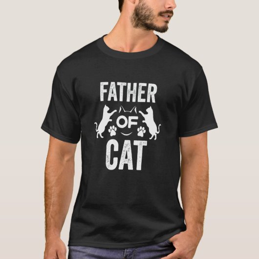 猫パパ 引用 ネコパパ 猫のミーム コスチューム メンズ Tシャツ (正面)