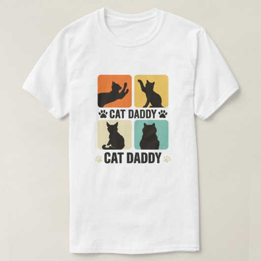 猫パパ 猫パパ Tシャツ (デザイン正面)
