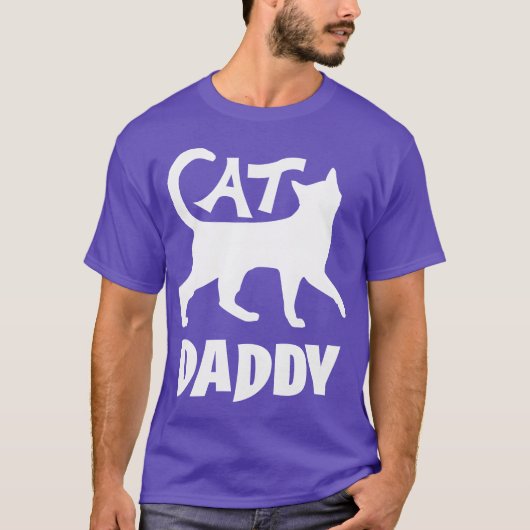 猫パパ 猫好きな友達 Tシャツ (正面)