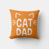 猫パパ（耳とひげ） クッション (正面)