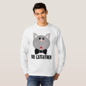 猫パパTシャツ、CATFATHER Tシャツ (正面フル)