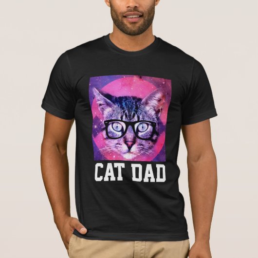 猫パパTシャツ Tシャツ (正面)