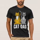 猫パパTシャツ Tシャツ (正面)