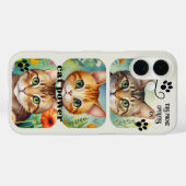 猫パワー 楽しいゴロゴロデバイス フォンケース Case-Mate iPhoneケース (裏面 (横))