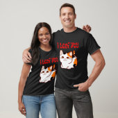 猫パンの恋愛ユーモア Tシャツ (ユニセックス)