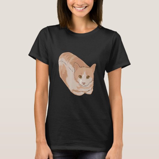 猫パン 笑える ネタ系 メメ 猫 Tシャツ (正面)