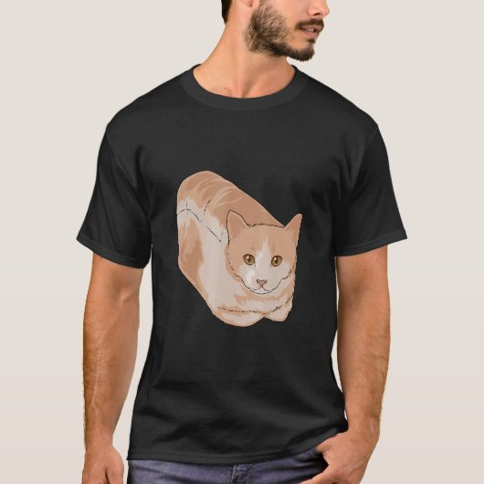 猫パン 笑える ネタ系 メメ 猫 Tシャツ (正面)