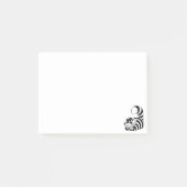 猫パーソナライズされたおもしろいマンガの投稿記事 ポストイット (正面)