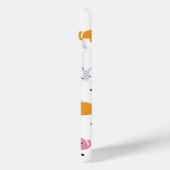 猫パーソナライズされたよくはしゃぐの水玉模様 Case-Mate iPhoneケース (裏面 / 左)