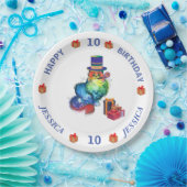 猫パーソナライズされたパーティー紙プレート ペーパープレート (パーティー)