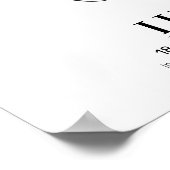 猫パーソナライズされたポスター ポスター (角)