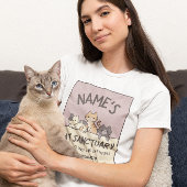 猫パーソナライズされた保護区 Tシャツ