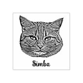 猫パーソナライズされた写真、ペット ラバースタンプ (インプリント)