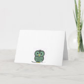 猫パーソナライズされた忌引見舞いカード カード (裏面)