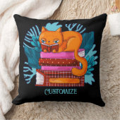 猫パーソナライズされた認定図書 クッション (ブランケット)