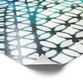 猫パーティーハウスグリッターアートピンクウォーター色 フォトプリント (角)