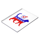 猫パーティーロゴミウの猫素晴らし政治パーティー ノートブック (左側)