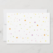 猫パーティー誕生会ガールズおもしろい 招待状 (裏面)