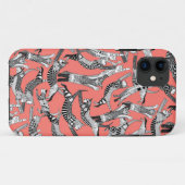 猫パーティー赤面サンゴ Case-Mate iPhoneケース (裏面(横))