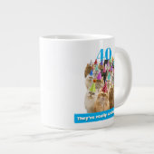猫パーティー ジャンボコーヒーマグカップ (正面右)