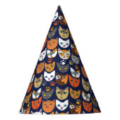 猫パーティー パーティーハット (正面)