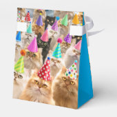 猫パーティー フェイバーボックス (裏面サイド)