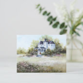 猫ビクトリアン国の古い家素朴屋 ポストカード (スタンド正面)