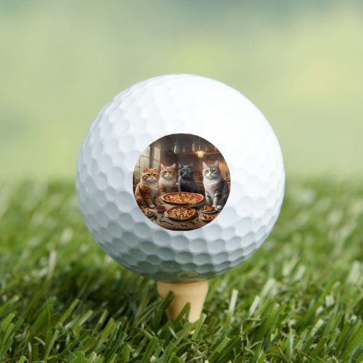 猫ピザの夜 ゴルフボール (インサイチュ 木)