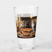 猫ピザの夜 タンブラーグラス (正面)