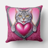 猫ピローコレクション猫とハート クッション (裏面)