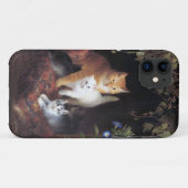 猫ファミリー&アイビーリーフバイヘンリエットロナーナイフ Case-Mate iPhoneケース (裏面(横))
