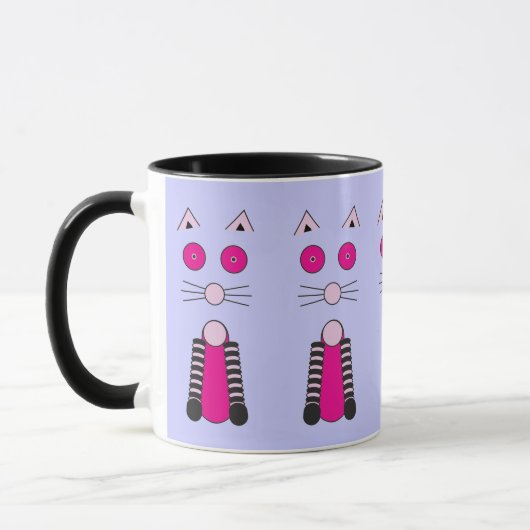 猫ファンシー マグカップ (左)