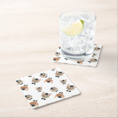 猫ファンシーI スクエアペーパーコースター (インサイチュ)