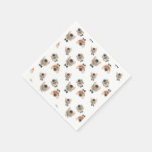 猫ファンシーI スタンダードカクテルナプキン (角)