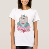 猫ファンシーTシャツ Tシャツ (正面)